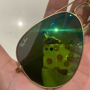 Raybans in green tone authentic